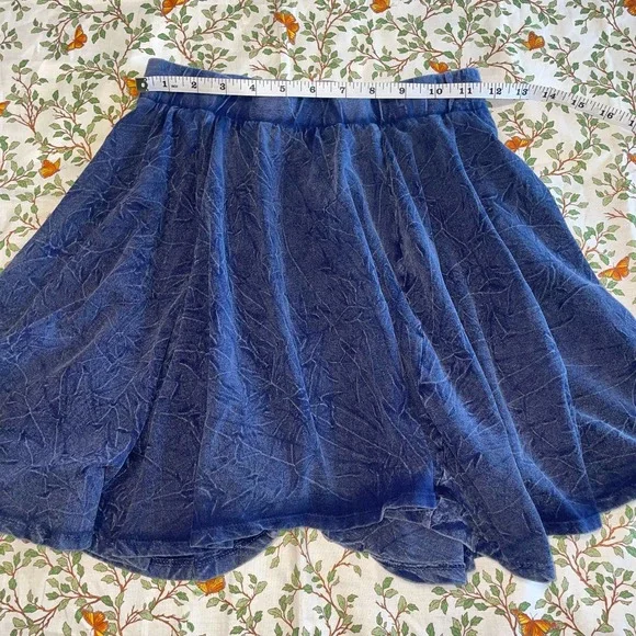 Women’s Acid Wash A Line Skirt - Picture 2 of 5